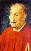 Jan Van Eyck Portrait of Cardinal Niccolo Albergati oil painting artist